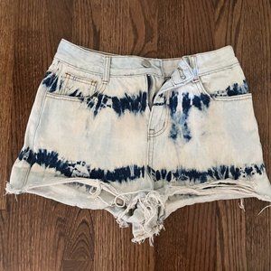 Hayden Tie Dyed Jean Shorts